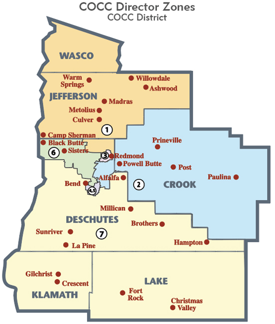 COCC District with Director Zones
