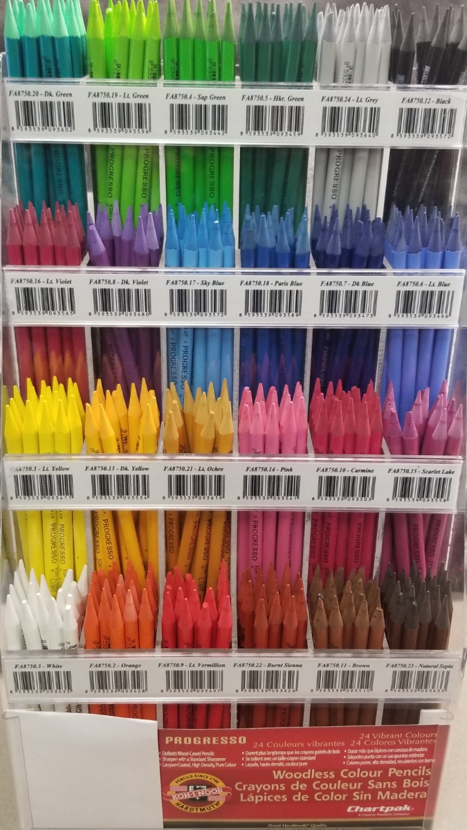 图像彩色铅笔:无木材