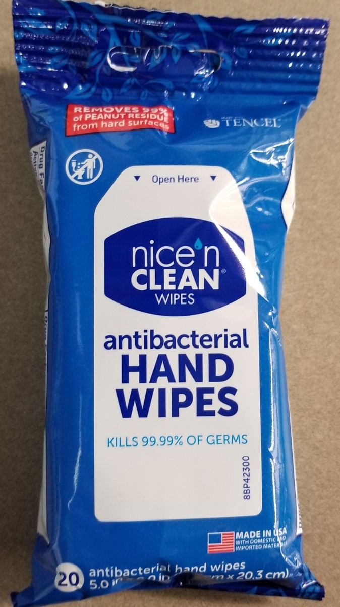 Image For HAND WIPES - ANTIBACTERIAL