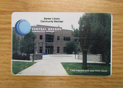 巴伯图书馆社区会员卡照片