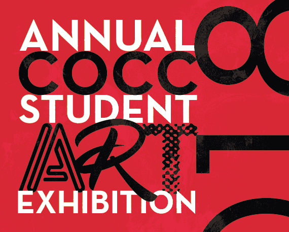 2018年学生艺术展览的海报