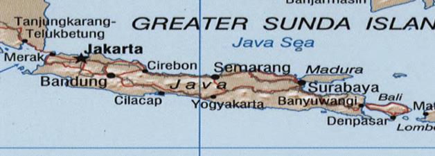 爪哇地图
